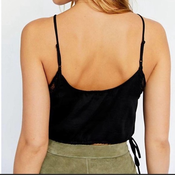 Intimately Free People Blouson Brami Black Cami extra small NEW WITH TAGS - Picture 5 of 14